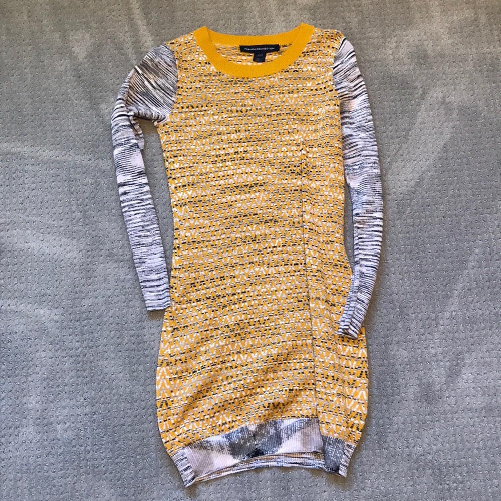 French connection body con dress